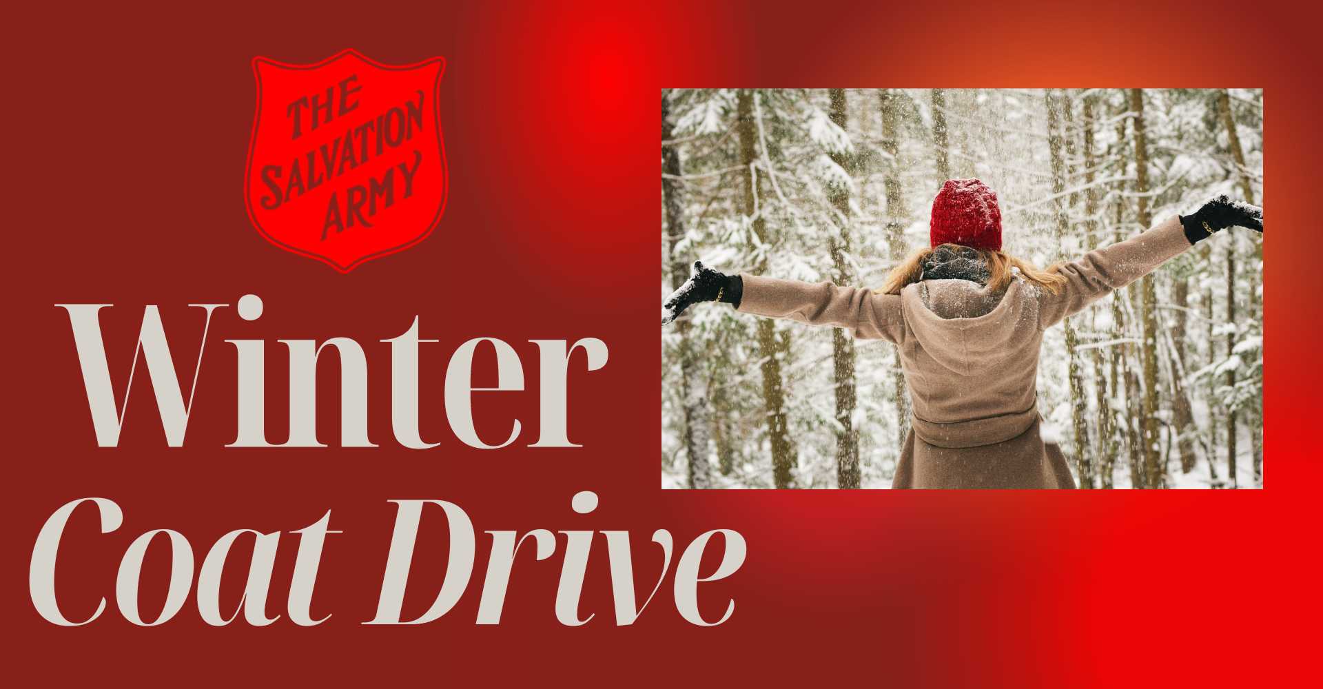 The Salvation Army winter coat drive