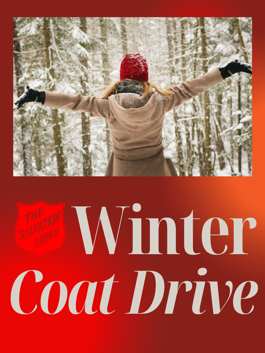 The Salvation Army winter coat drive